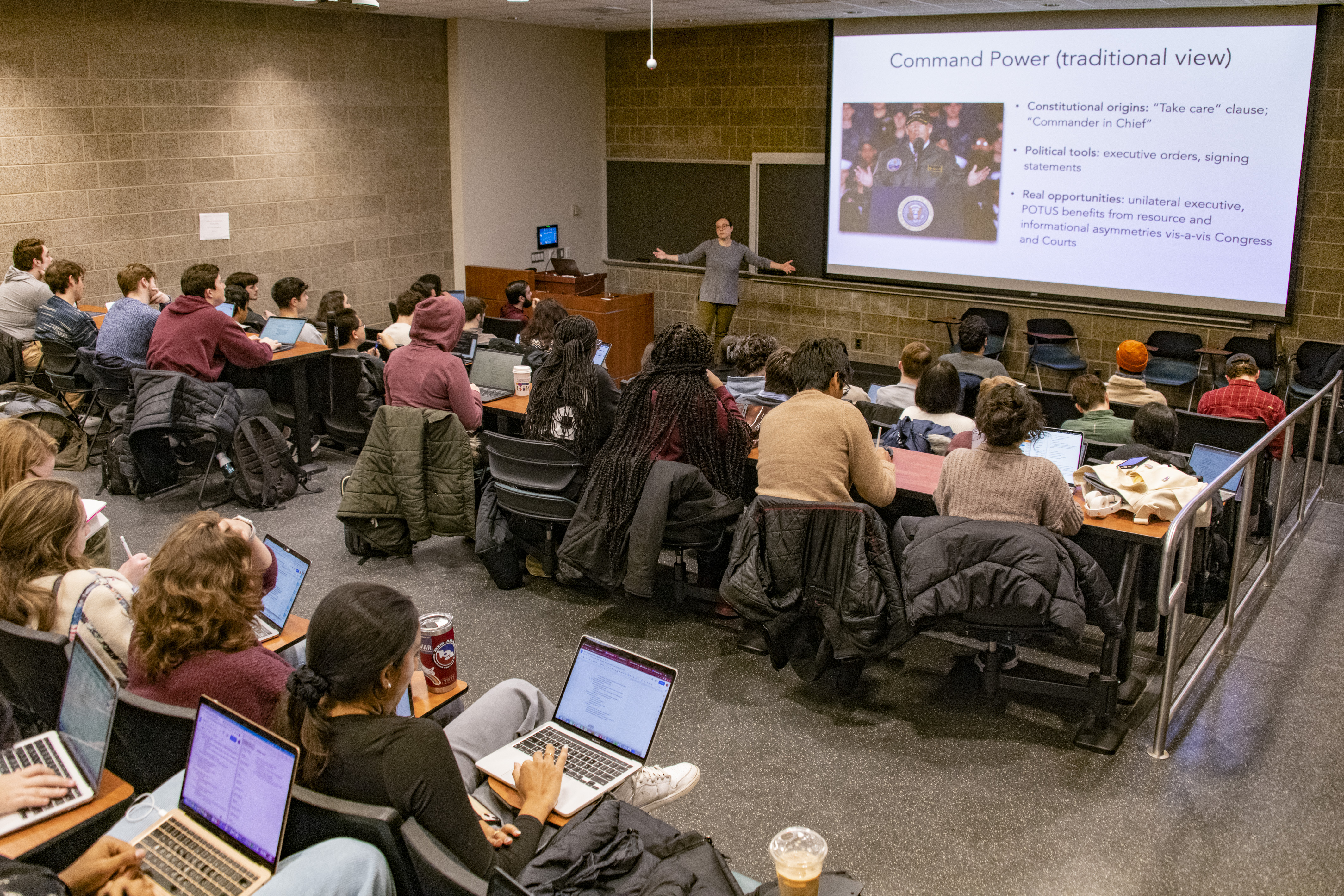 A photo of UChicago students engaged in a lecture